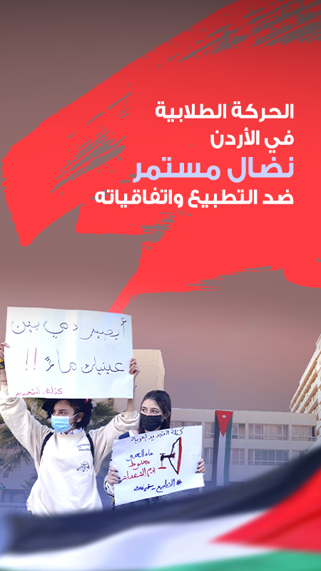 الحركة الطلابية في الأردن نضال مستمر ضد التطبيع واتفاقياته